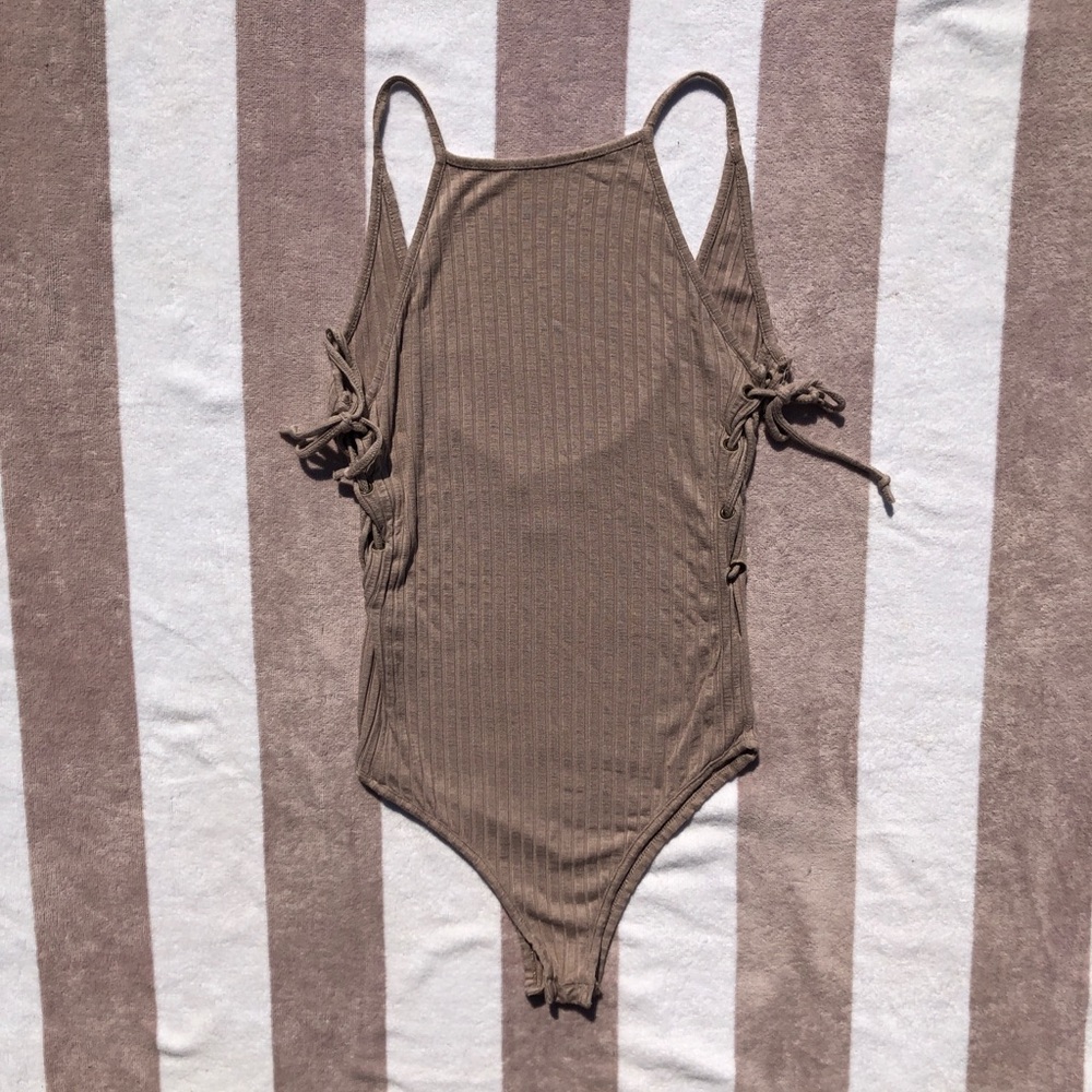 Women’s Streetwear Society - tan bodysuit